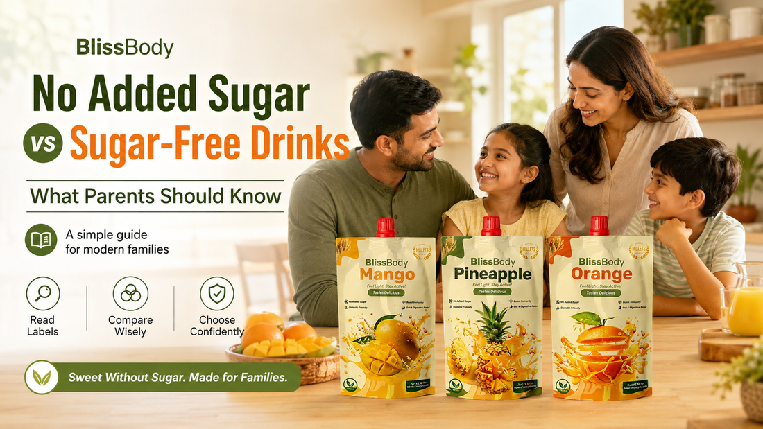 No Added Sugar vs Sugar-Free Drinks: What Parents Should Know