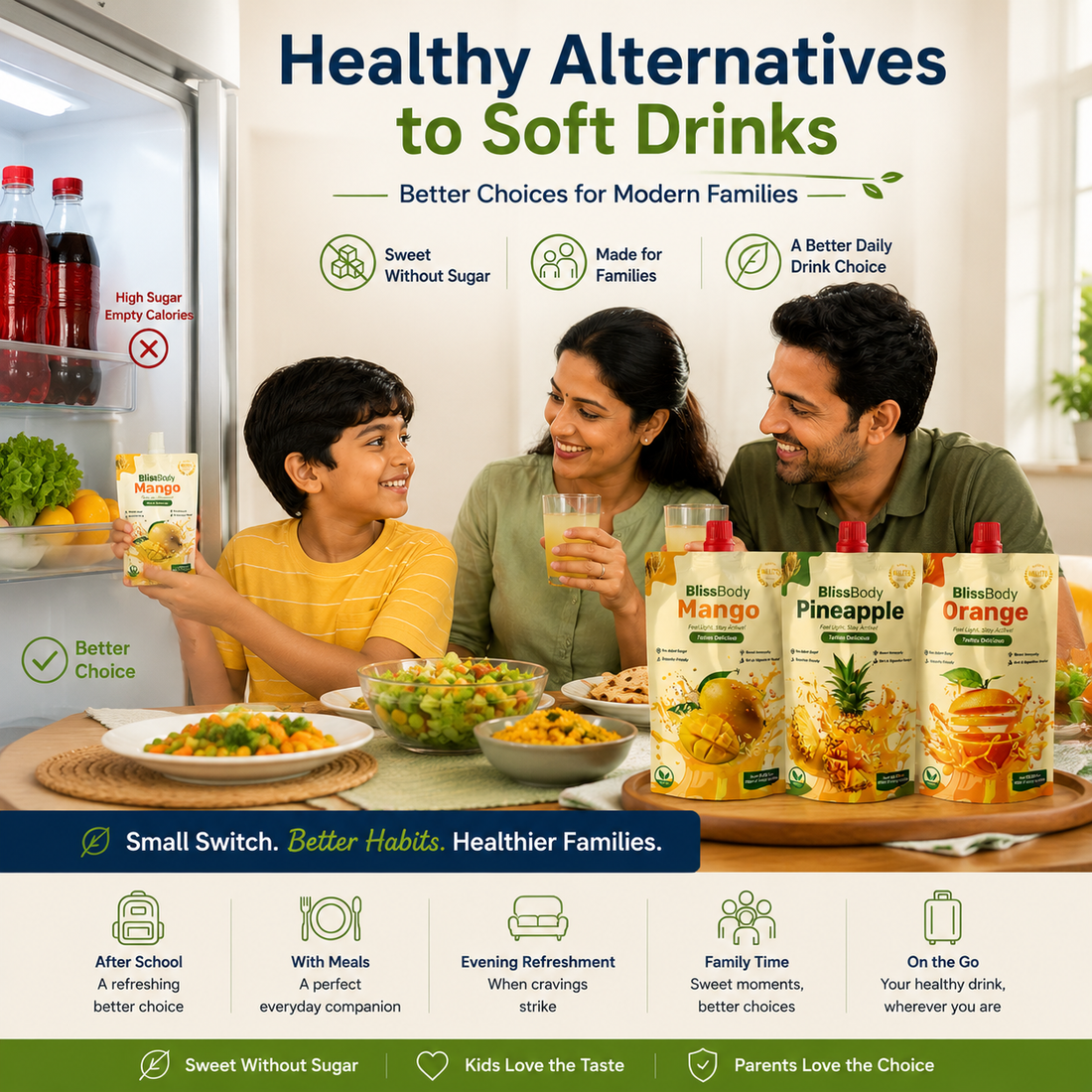 Healthy Alternatives to Soft Drinks: Better Choices for Modern Families