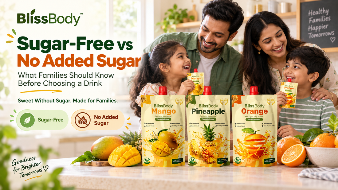 Sugar-Free vs No Added Sugar: What Families Should Know Before Choosing a Drink